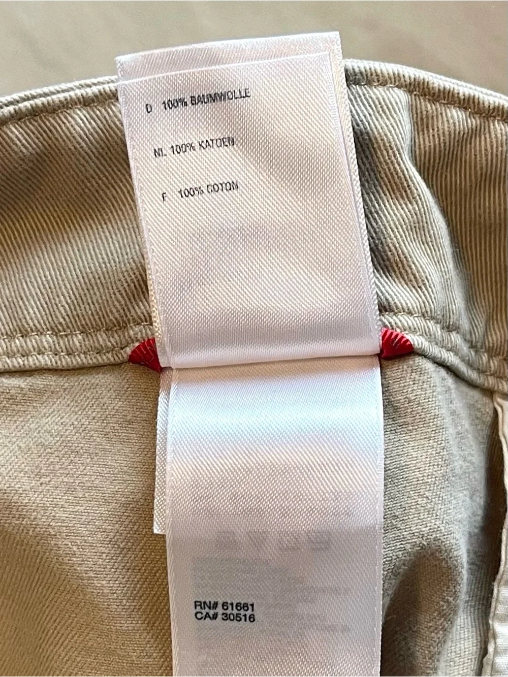 Y2K The North Face Khaki Cargo Pants - 100% Cotton & Utility - Size 38 Short